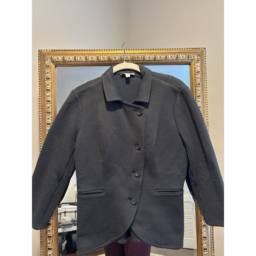 Standard James Purse Black Blazer, Cropped, 3